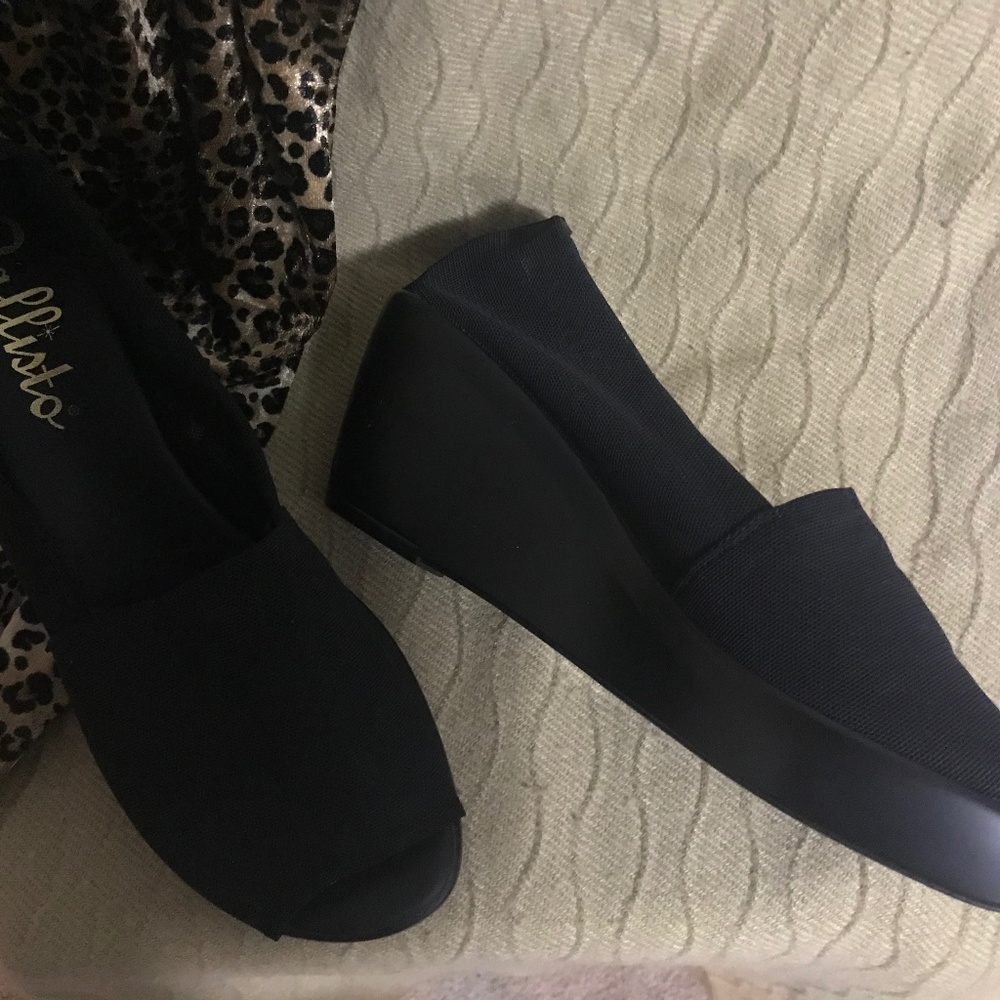 Black Callisto shoes, size 10